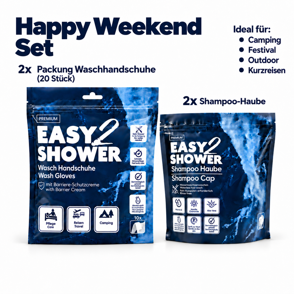 Easy2Shower Happy Weekend Set